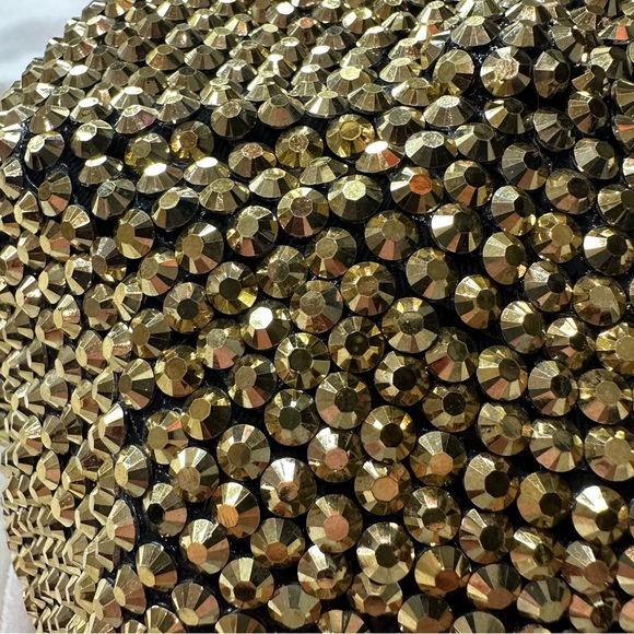 Gold rhinestone hat - Picture 5 of 7